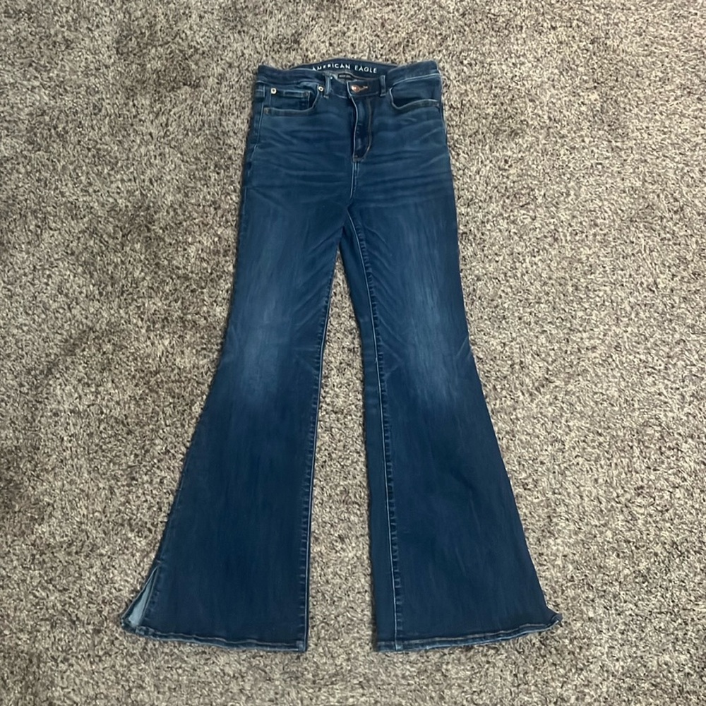 American Eagle Super Hi-Rise Flare